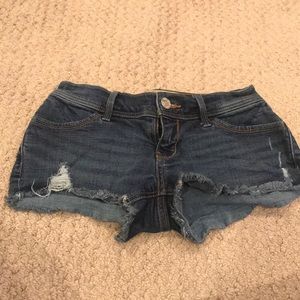 Jean shorts with a stretch